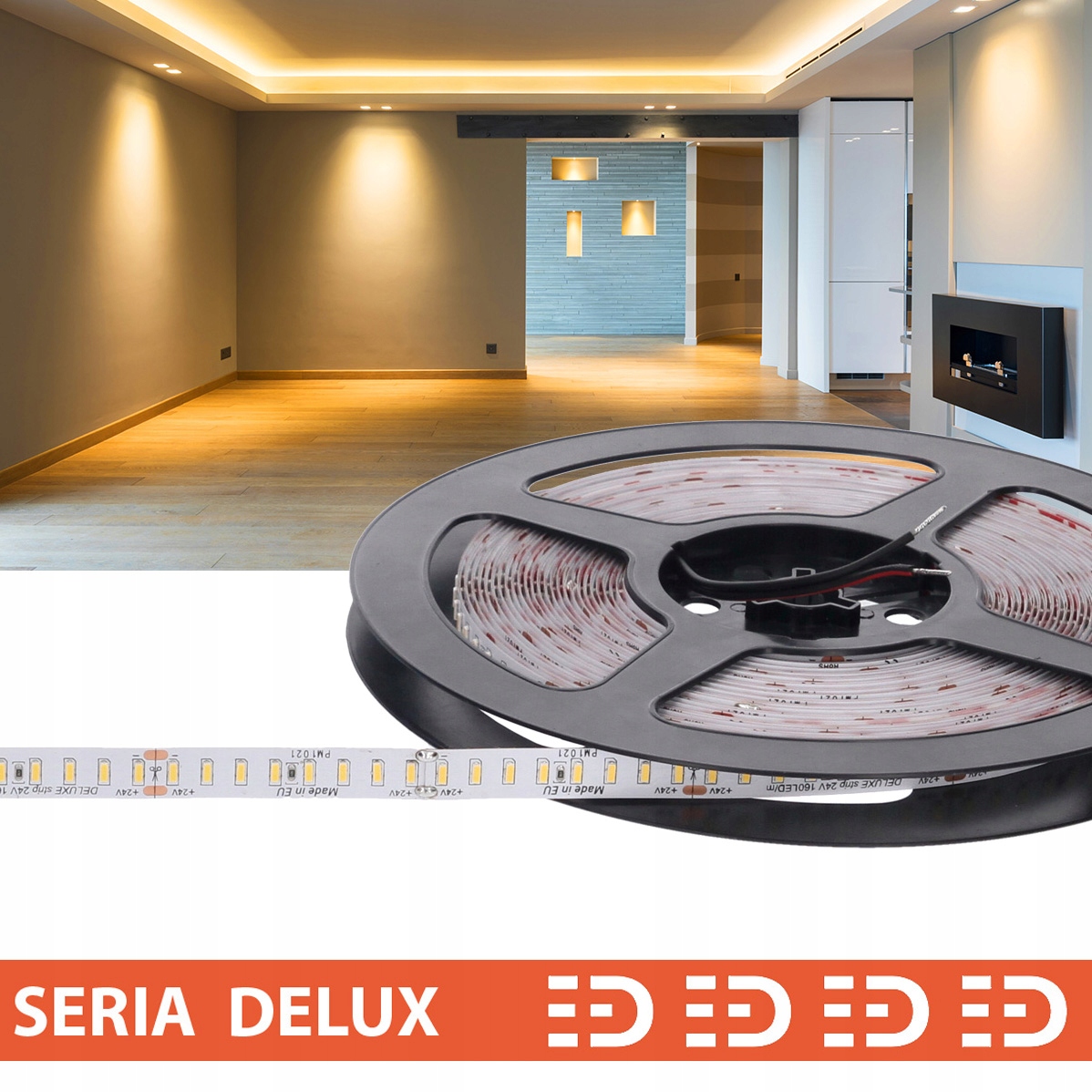 Led pásik CRI90 |Teplá biela|24V |160 LED/m |2150lm/m|10m |7 rokov záruka
