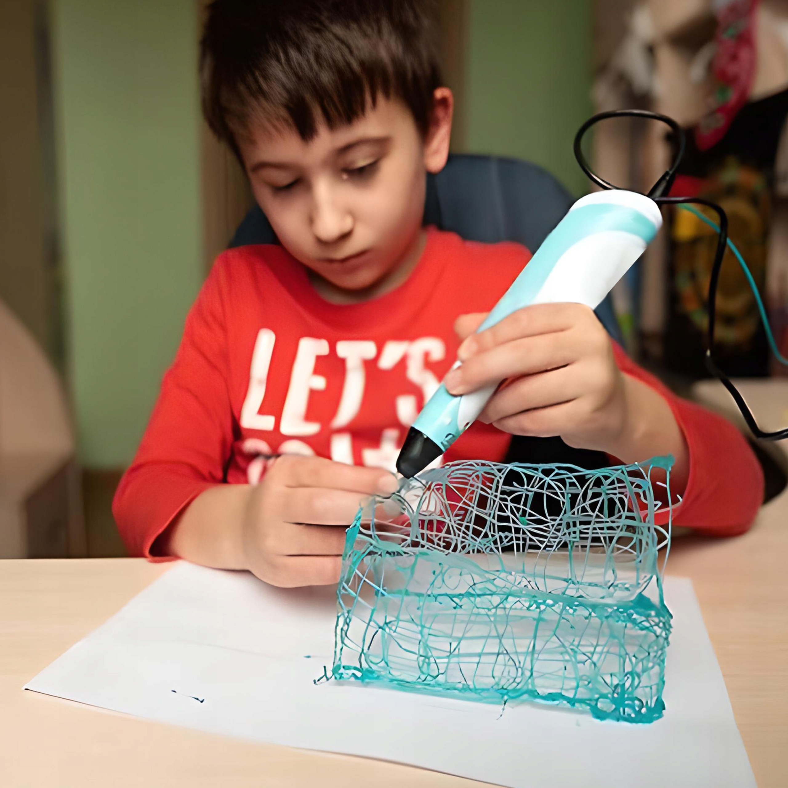 DŁUGOPIS DRUKARKA 3D PEN ZESTAW + WKŁADY 9 METRÓW Waga produktu z opakowaniem jednostkowym 1 kg