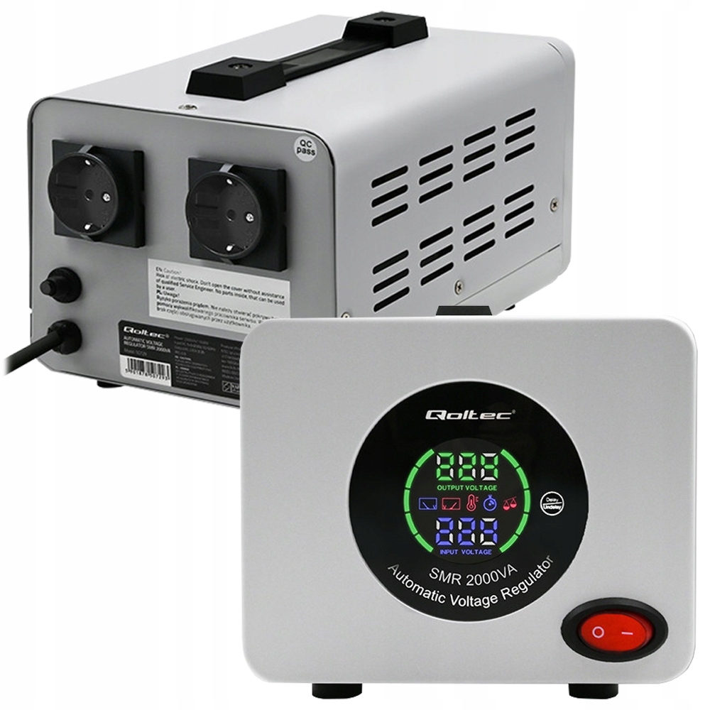 STABILIZATOR NAPIĘCIA AVR 3% 1600W PIEC SERWER RTV