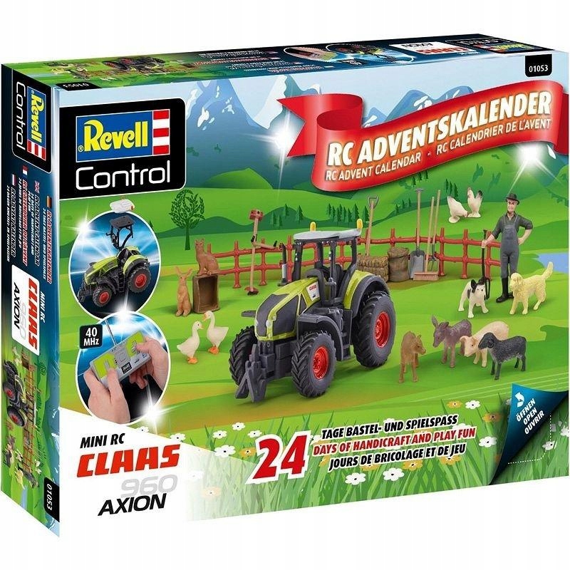 Rc adventní kalendář Claas Axion Tractor 40 MHz