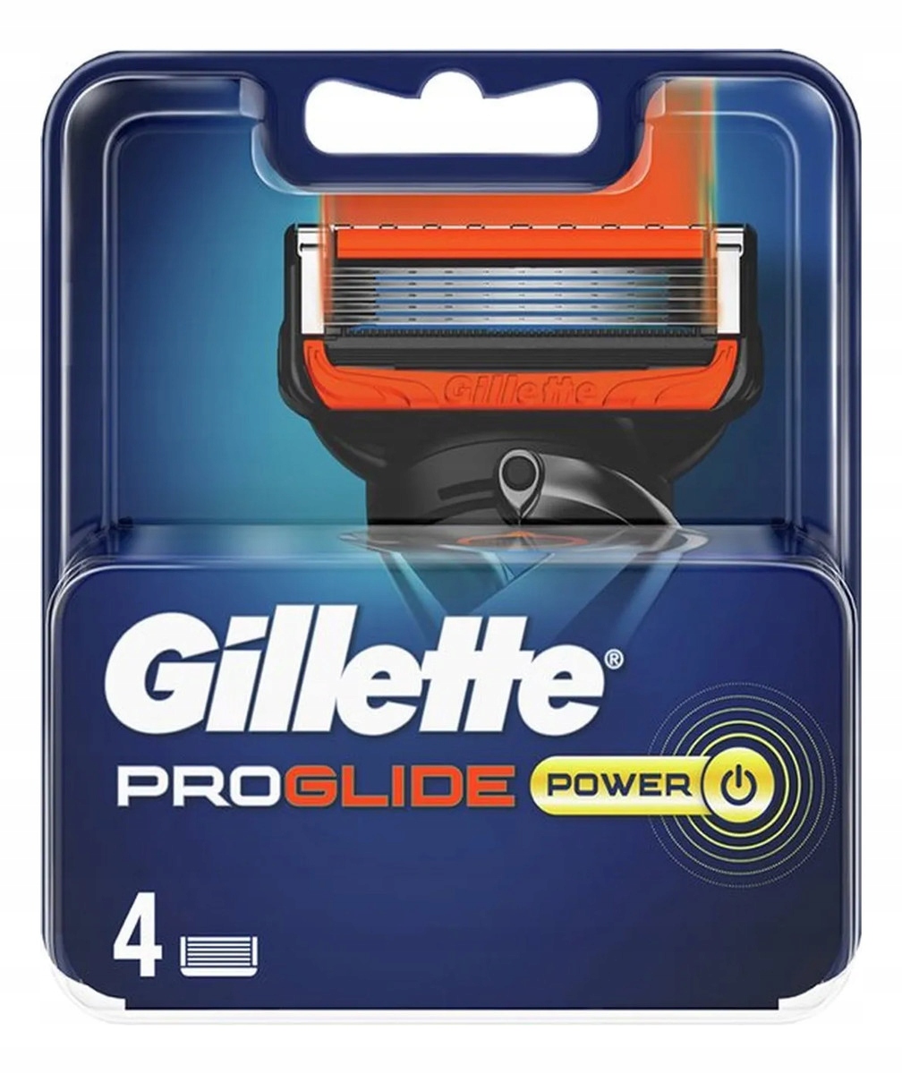 Gillette Fusion 5 Proglide Power Čepele Nůžky Náplně do strojku 4ks