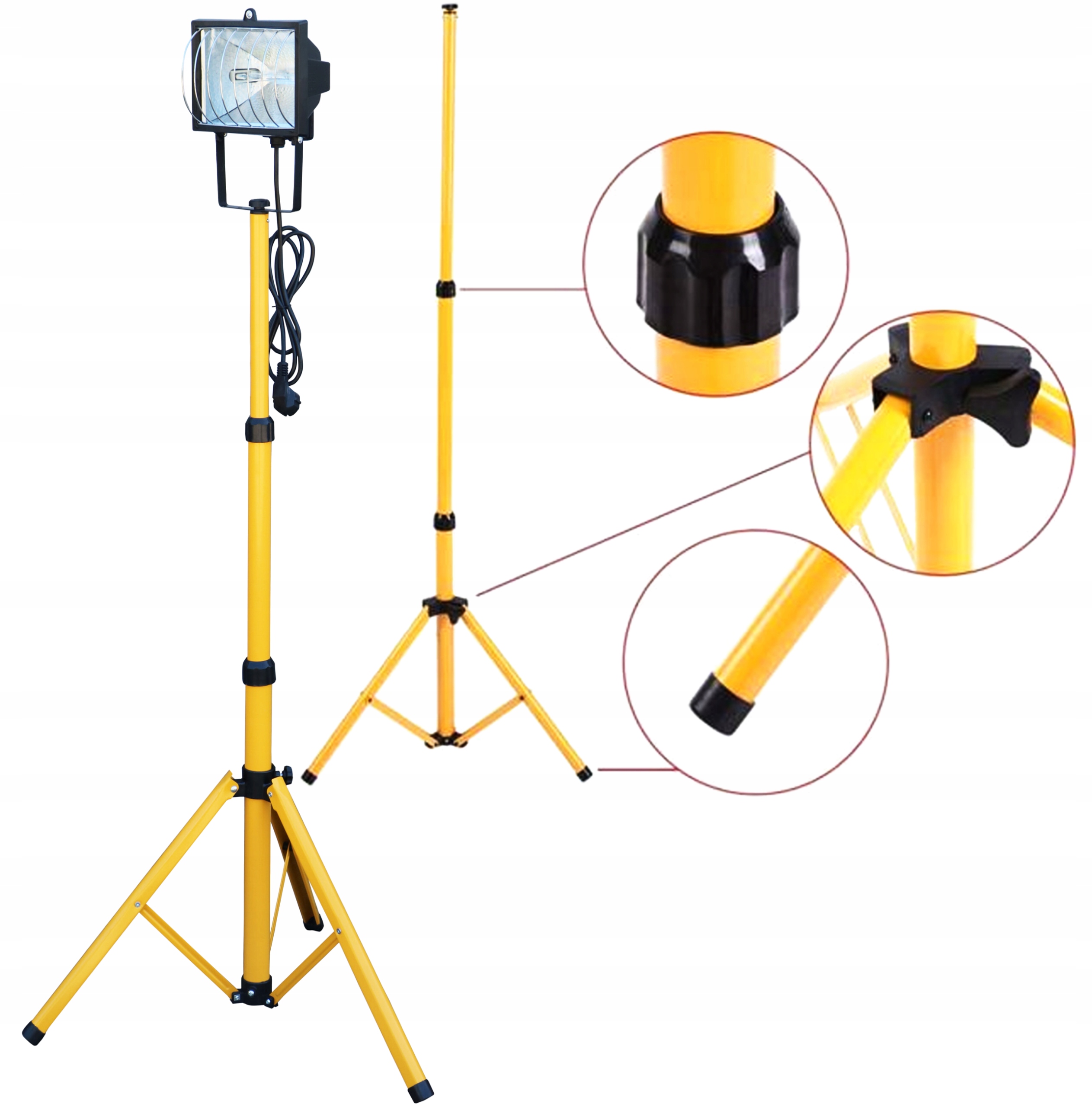 

Lampa Halogenowa Naświetlacz Na Statywie 500W