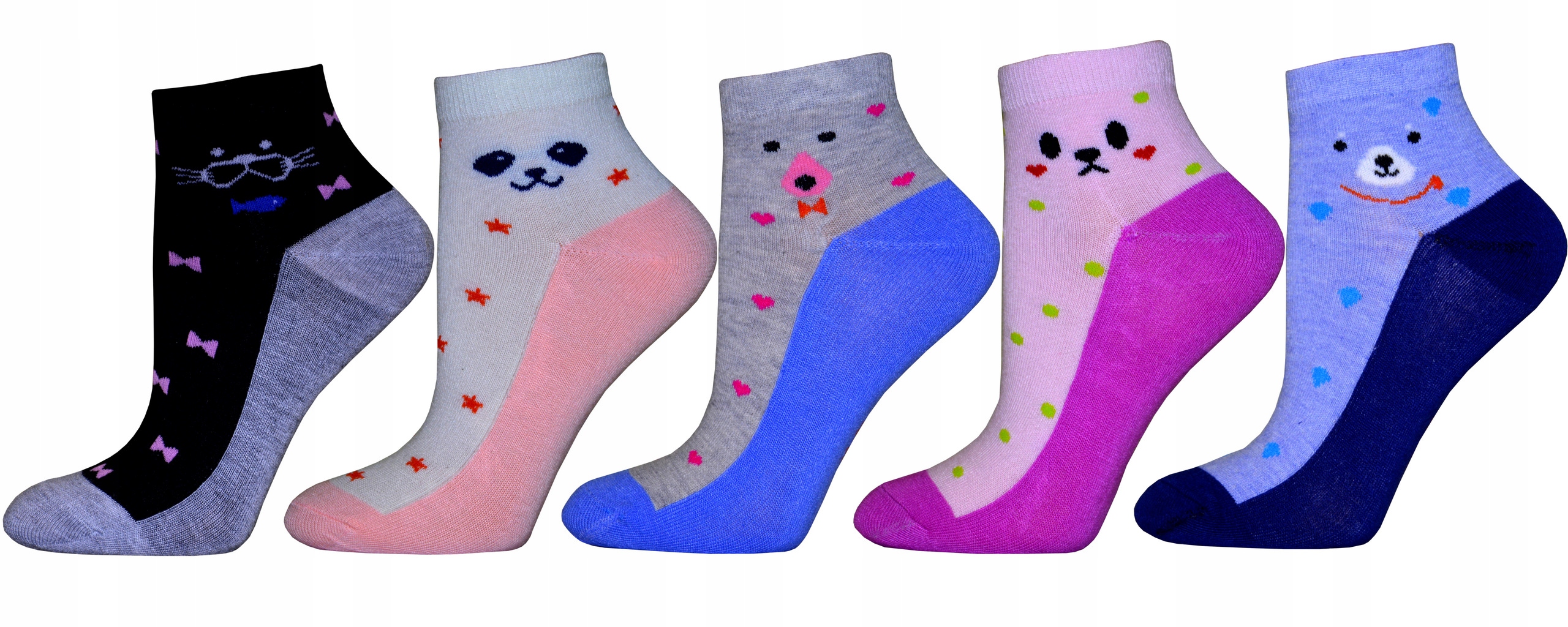

Skarpetki Dziecięce Skarpety Buźki 5-PACK r. 30-32