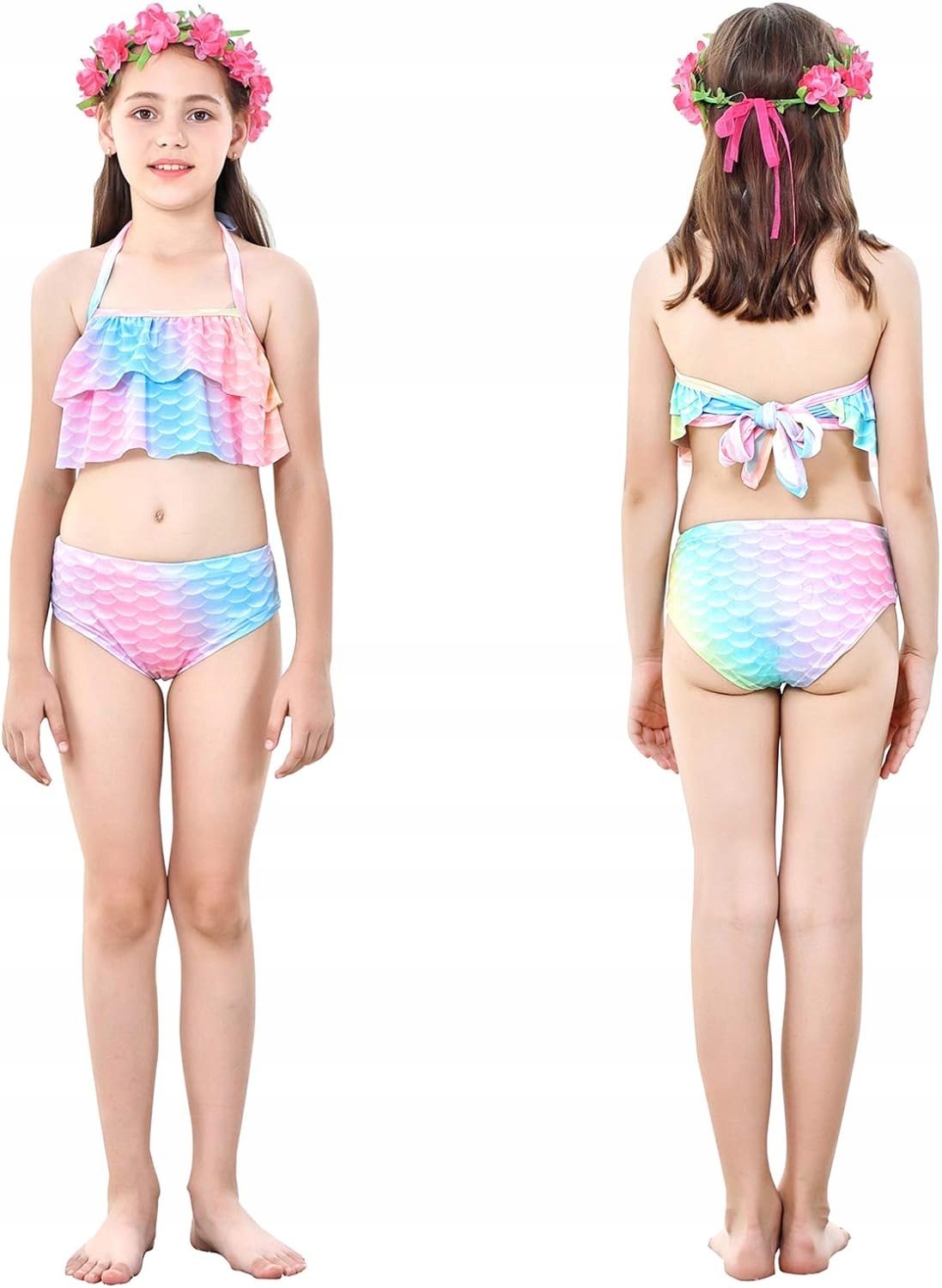 5 SZT KĄPIELOWY SYRENKA STRÓJ SYRENI OGON SYRENY Rodzaj strój dwuczęściowy