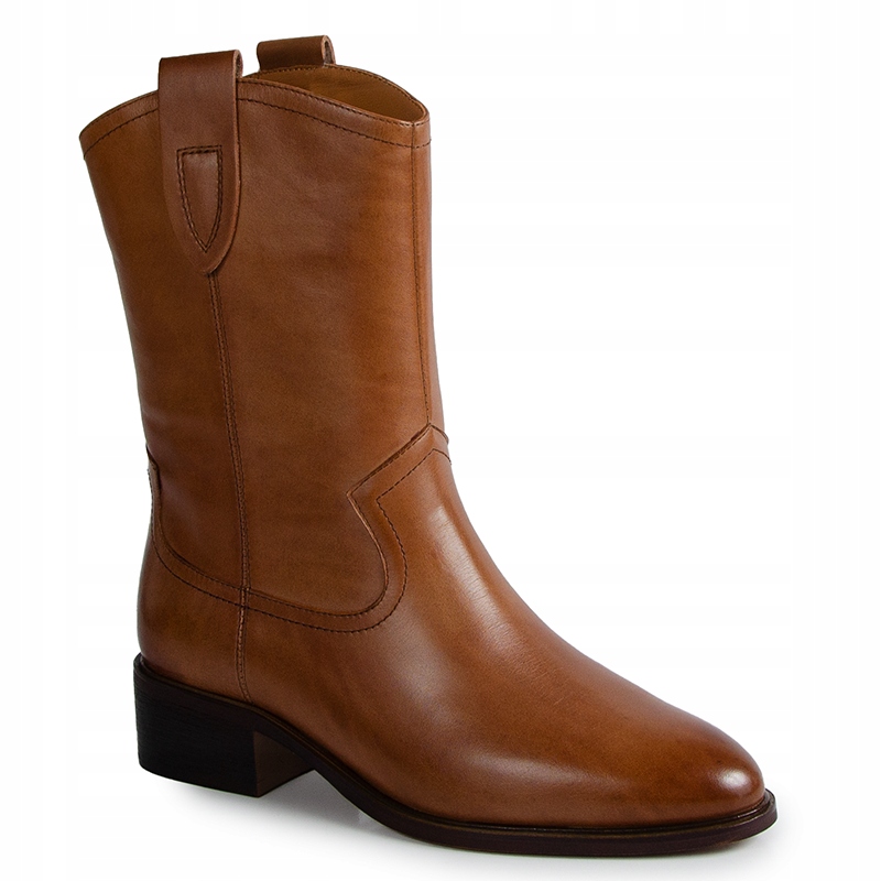 S.barski CR52-667 Rudé Hnědé Kožené Kotníkové Boty D&a 36