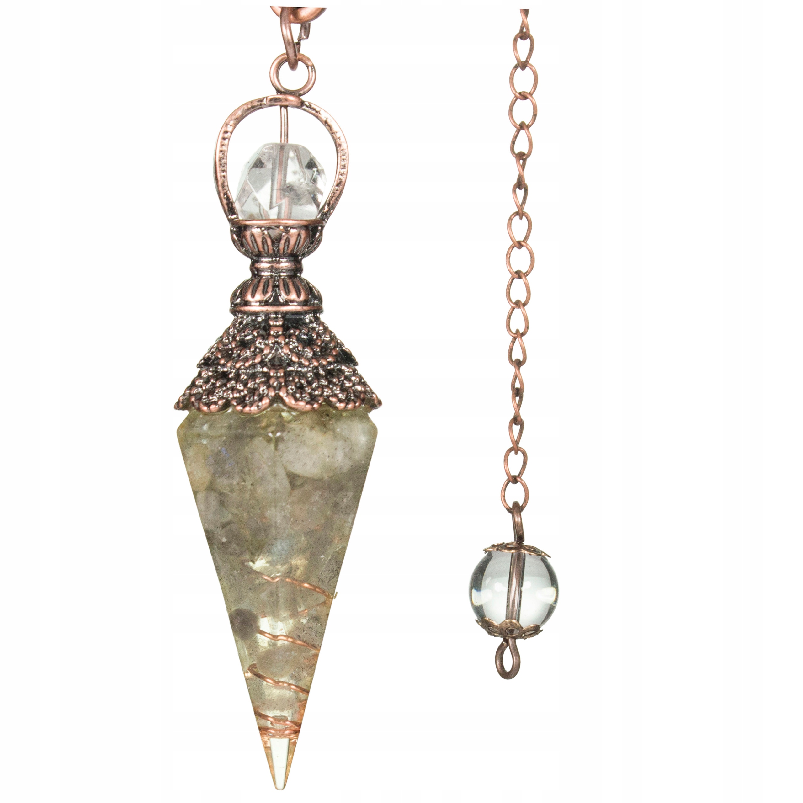 Wahadełko Orgonit Labradoryt Zmiany Transformacja Duchowa Radiestezyjne