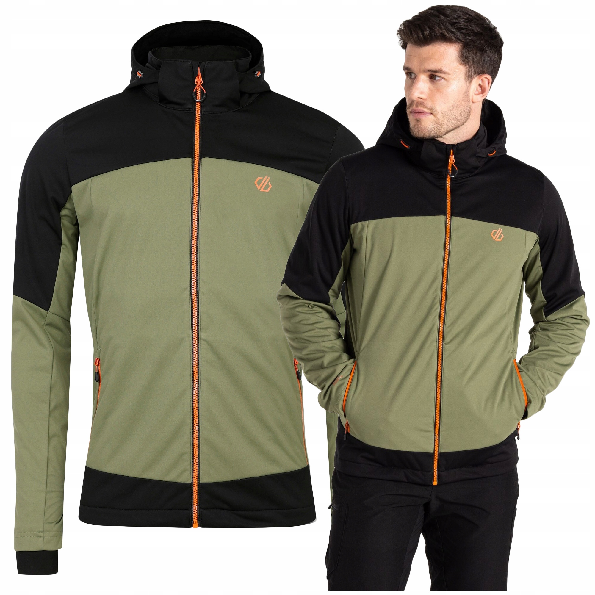 Softshell męski Kurtka męska trekkingowa Dare 2B Mountaineer z kapturem XXL