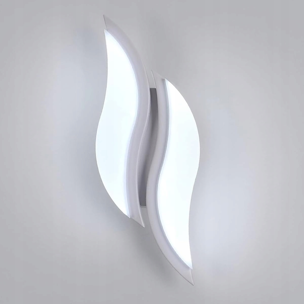 Kinkiet Biały Lampa Ścienna Led Nowoczesna Do Sypialni Korytarza 6500K 12W