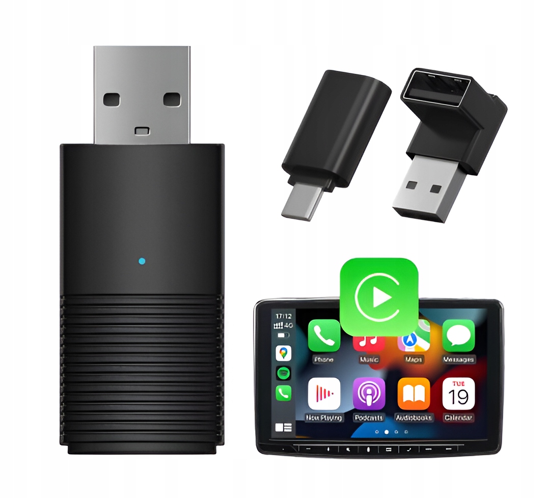 Bezprzewodowy Adapter Mini USB CarPlay do iPhone iOS Marka Tradebit
