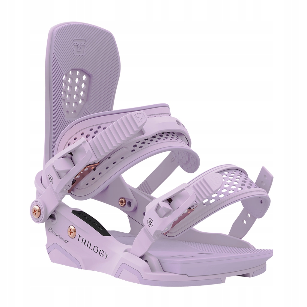 Snowboardové vázání Union Trilogy Lilac 2024 Vel. S