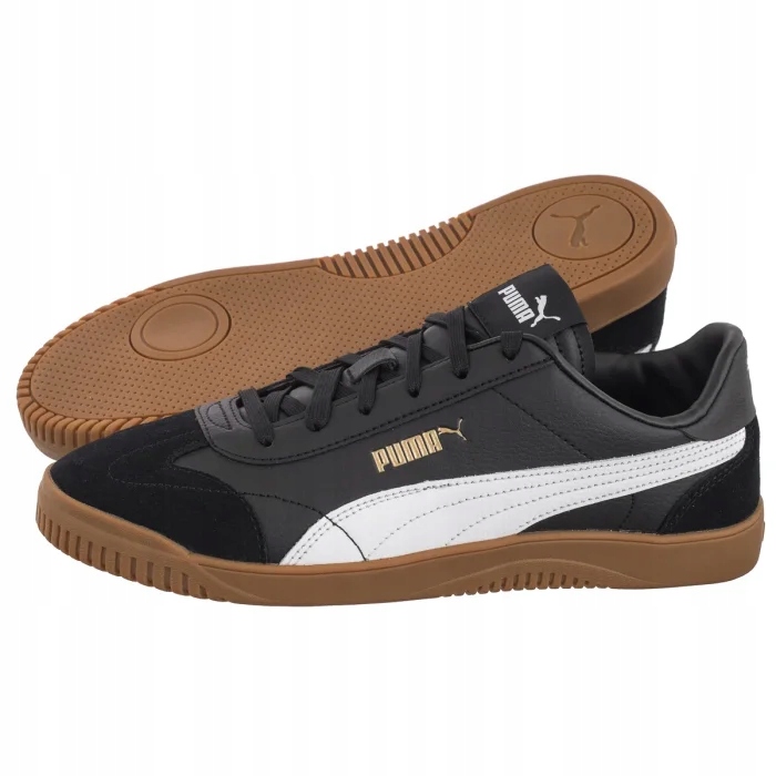 Pánské tenisky Puma Club 5v5 Sd Black White/Gold Černé
