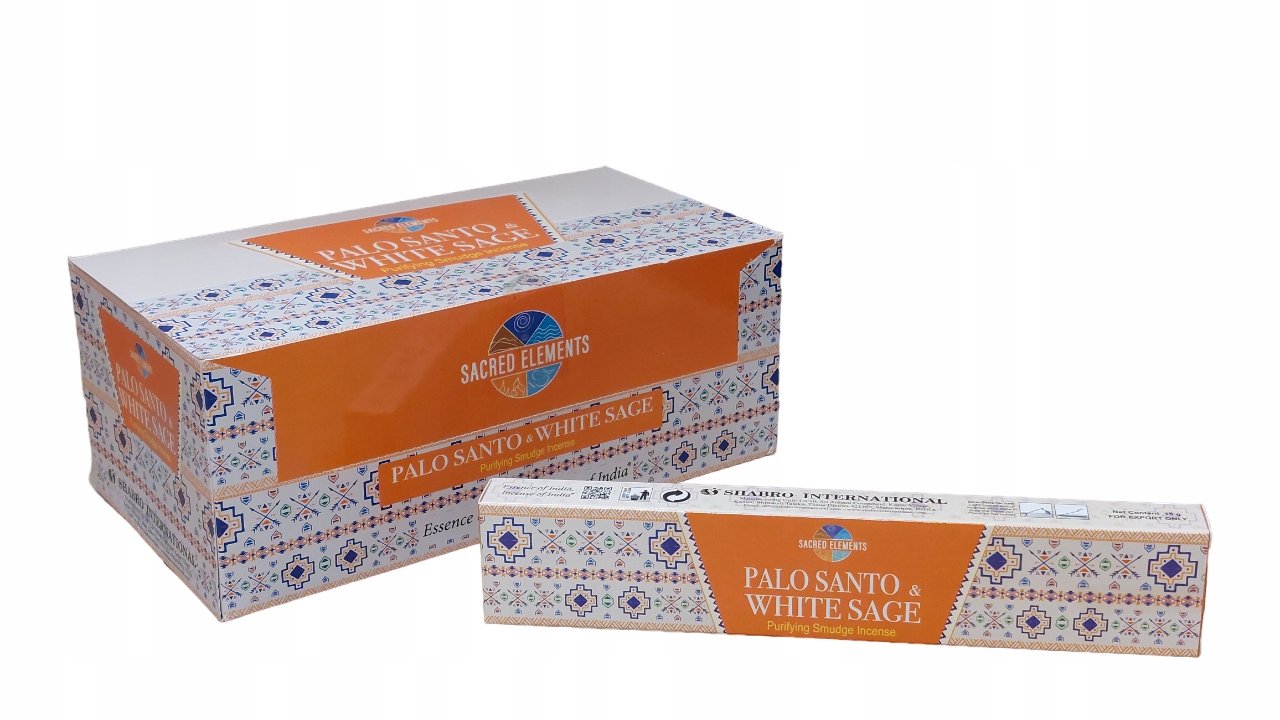 

Kadzidła Pyłkowe Palo Santo White Sage 12x15 gr
