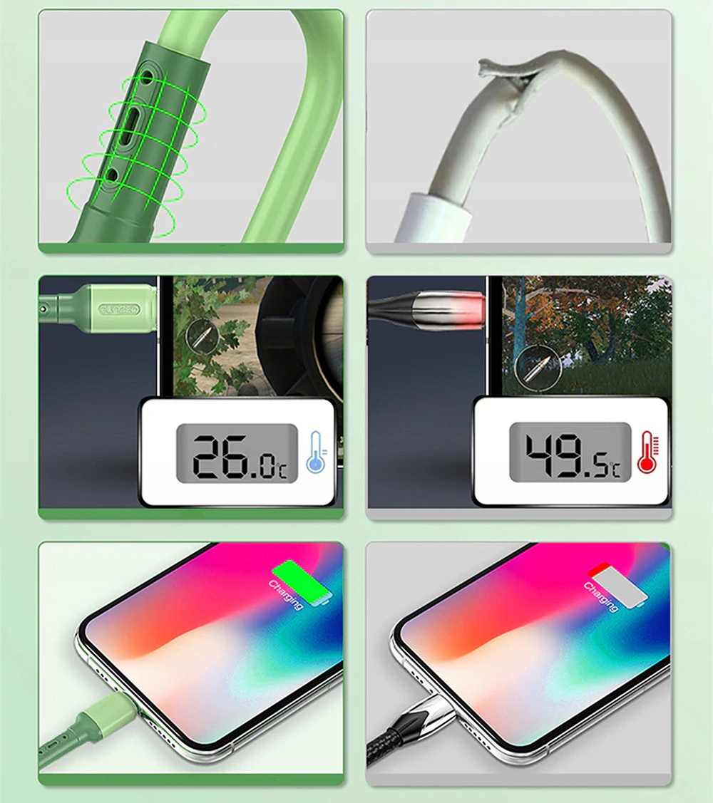 2m Kabel szybkiego ładowania USB typu C QC 3.0 Wytrzymały Przewód USC/USB C EAN (GTIN) 881690005588