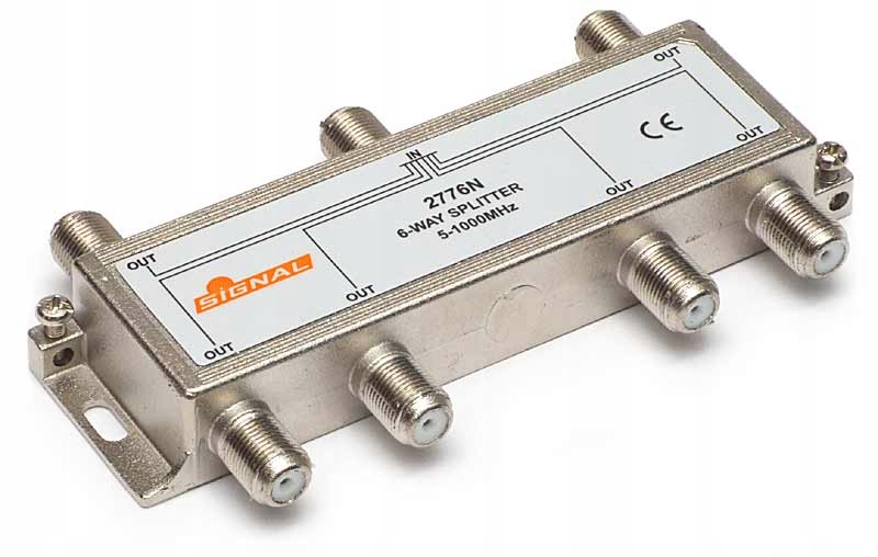 

Rozgałęźnik Tv sześciodrożny RI-6/1F-SIG