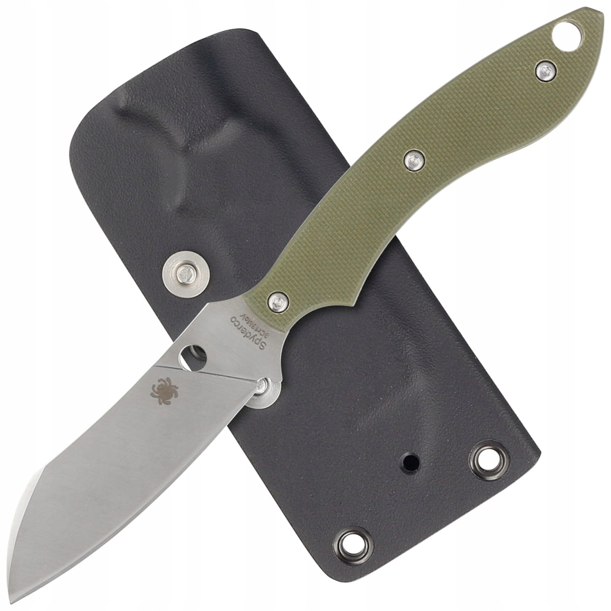 Nóż Spyderco Nóż Stok Drop Point Olive Drab G10, Satin 8Cr13MoV by Sjoerd S