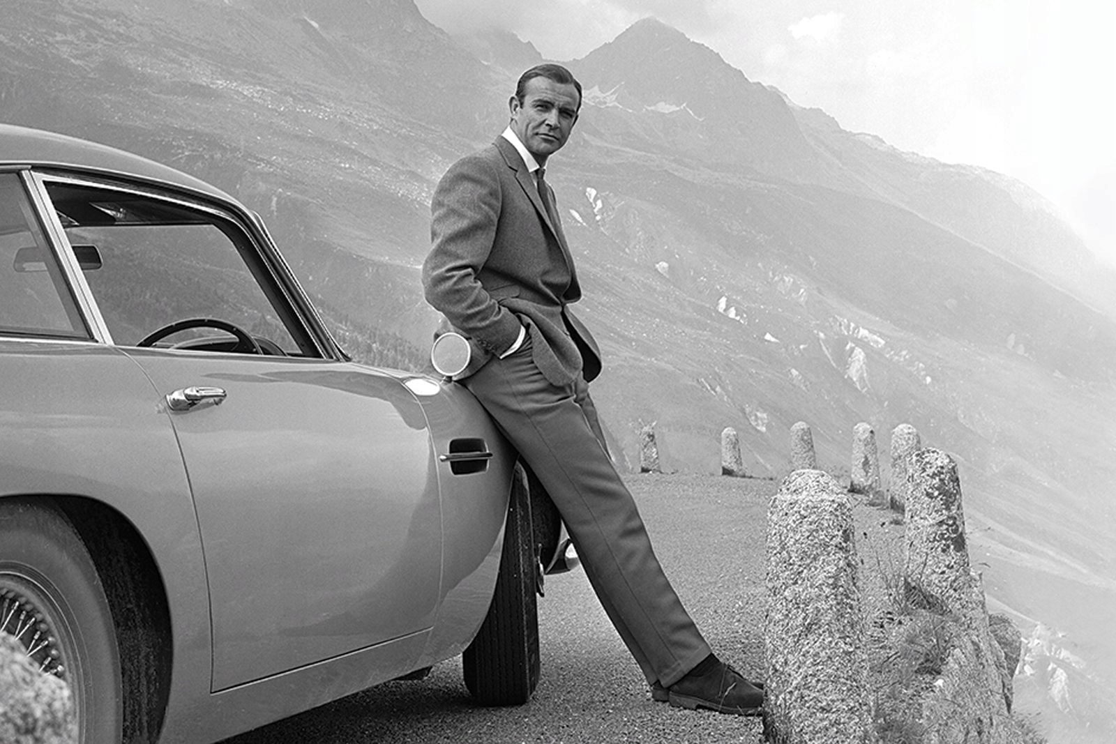 

James Bond Connery Aston Martin plakat 91,5x61 cm
