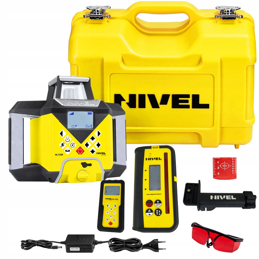 Niwelator laserowy Nivel System NL720R DIGITAL Stopień ochrony IP65