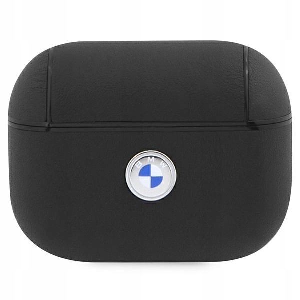 Etui Bmw Geniune Leather Silver Logo na AirPods Pro 2 (2022/2023) czarne