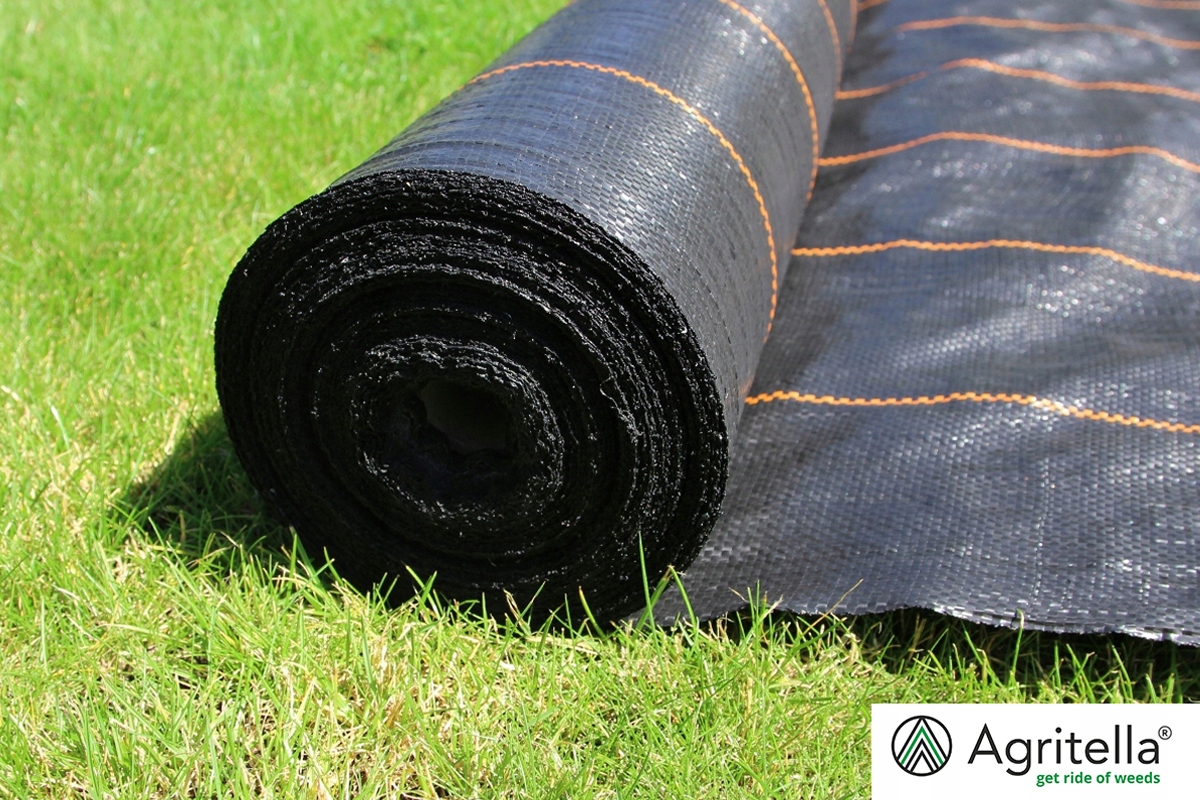 GRUBA AGROTKANINA 110g WŁÓKNINA CZARNA 110g/m2 1,6x10m ŚCIÓŁKUJĄCA Gramatura 110 g/m²