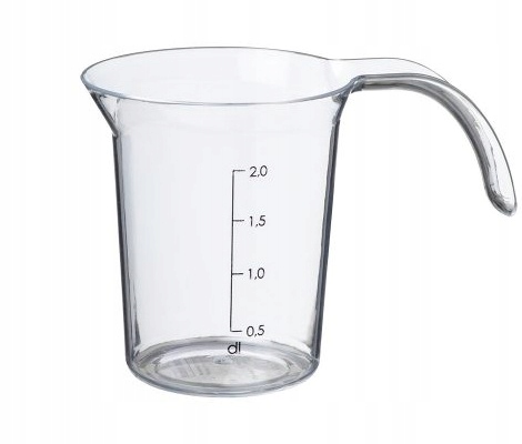 Dzbanek z miarką Palermo 0,2 L Plast Team