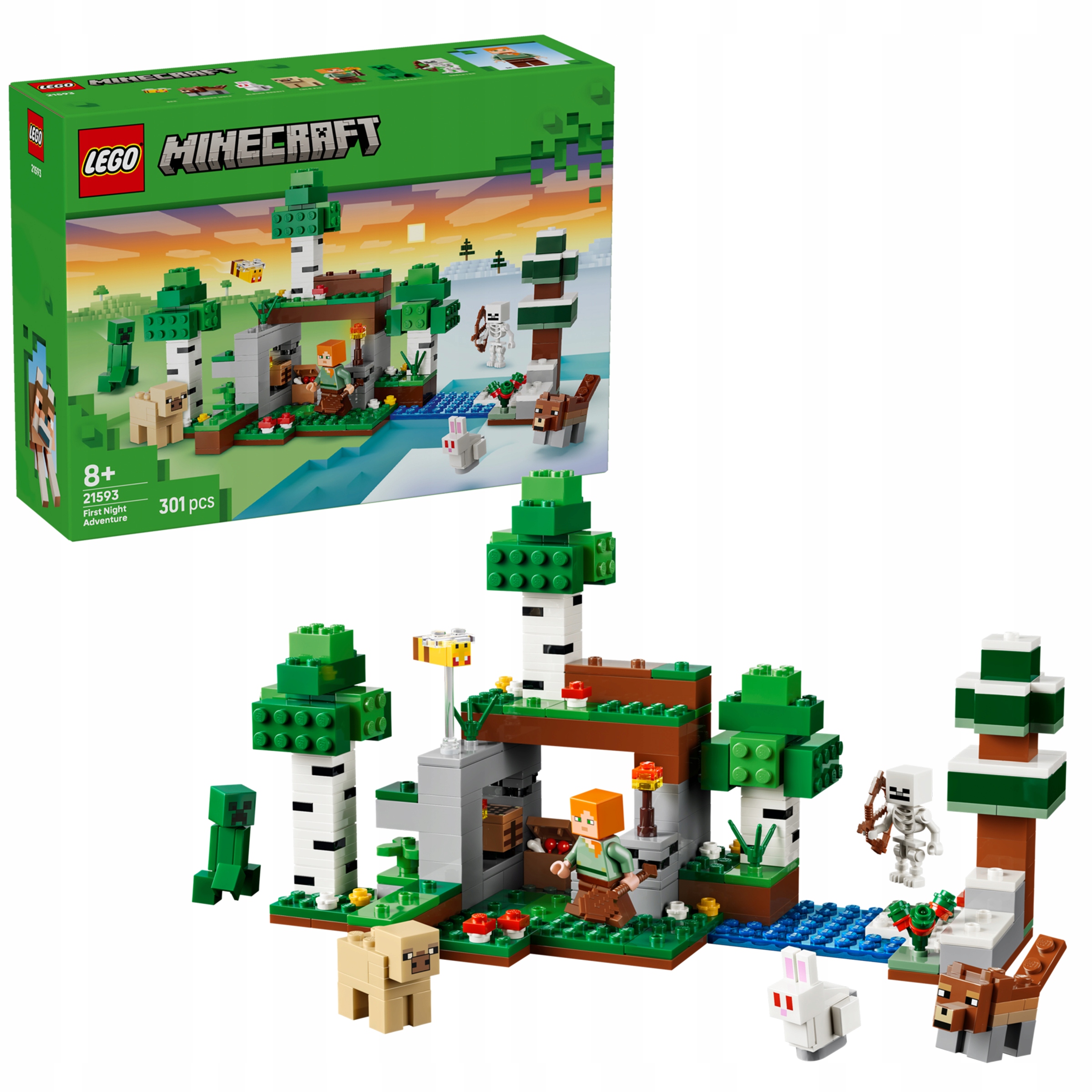 Lego Minecraft 21593 Přežití první noci