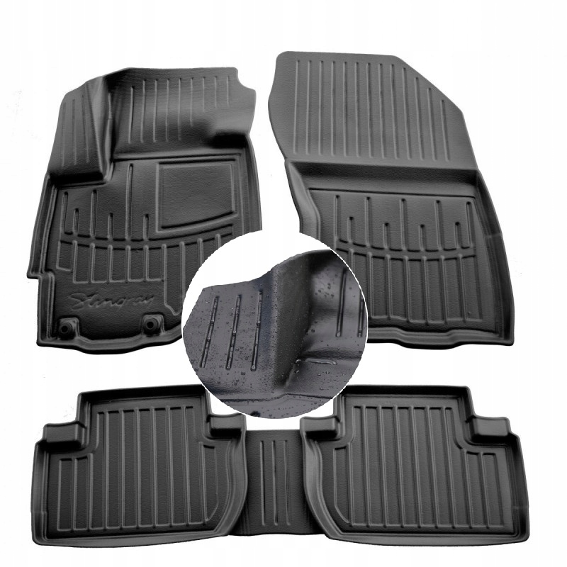 Gumové stěrače Peugeot 4007 2007-2013 Korytka Ud