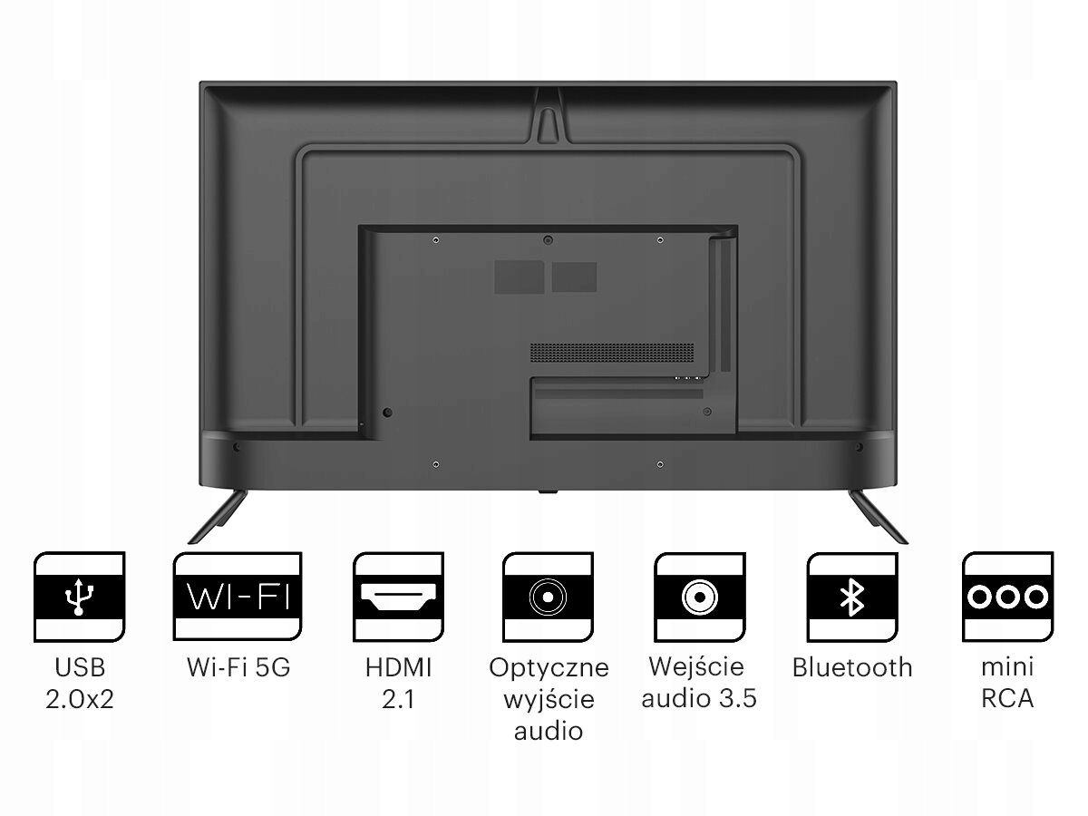 Telewizor Kivi 50U740NB LED 50'' 4K Ultra HD Android Smart TV Android TV