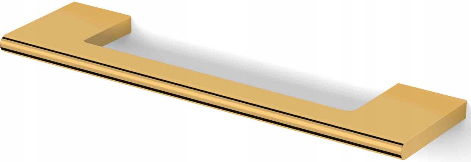 Koupelnový věšák na ručník reling 30 cm zlatý