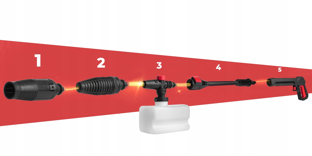 Lehmann HUDSON PRESURE WASHER ALUMINIUM ENHANCED EFICIENT PUMP 260bar Довжина шланга 5 м