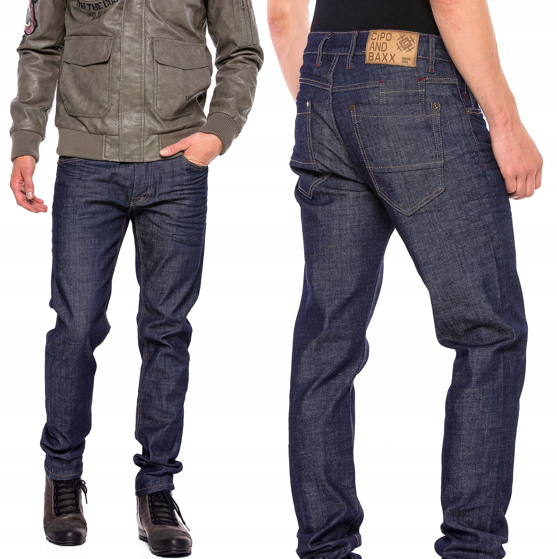 Cipo Baxx Džíny Pánské kalhoty Slim fit Dárek