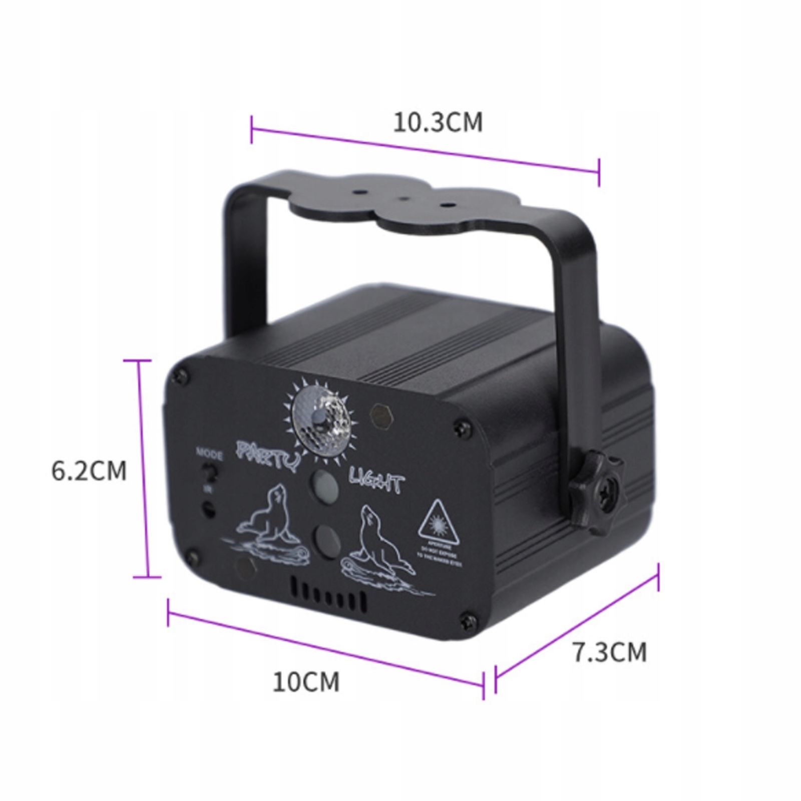 PROJEKTOR LASEROWY DYSKOTEKOWY ŚWIATŁA LED USB Producent Inna