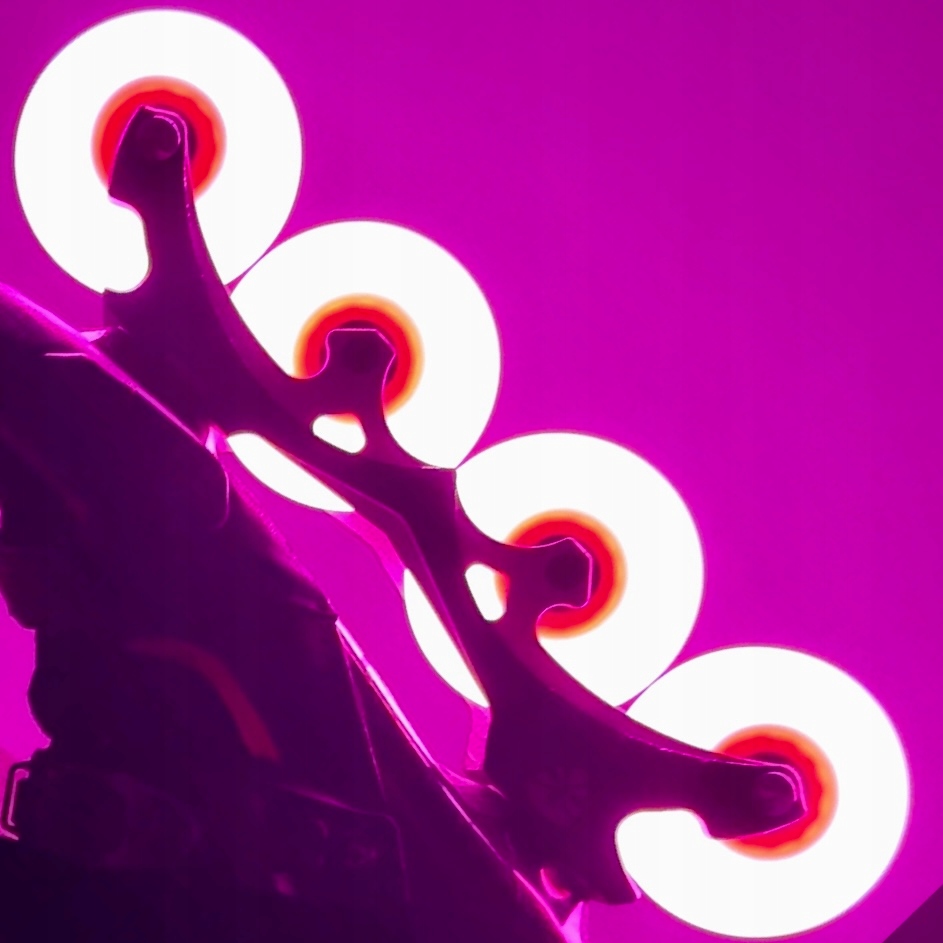 Led Kółka do Rolek Flying Eagle Lazerwheelz Ultra 76 mm/88A 4 szt różowy