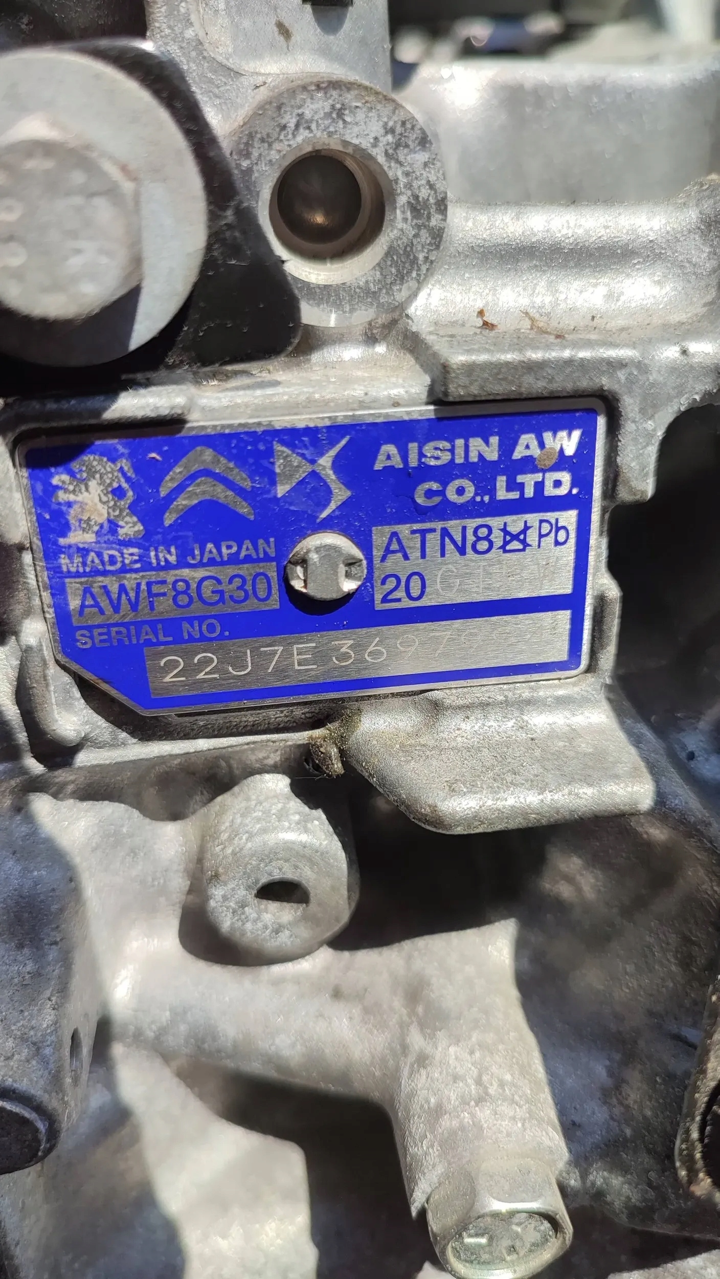 Peugeot 208 II 2023 automatic gearbox 20GTBW AWF8G30