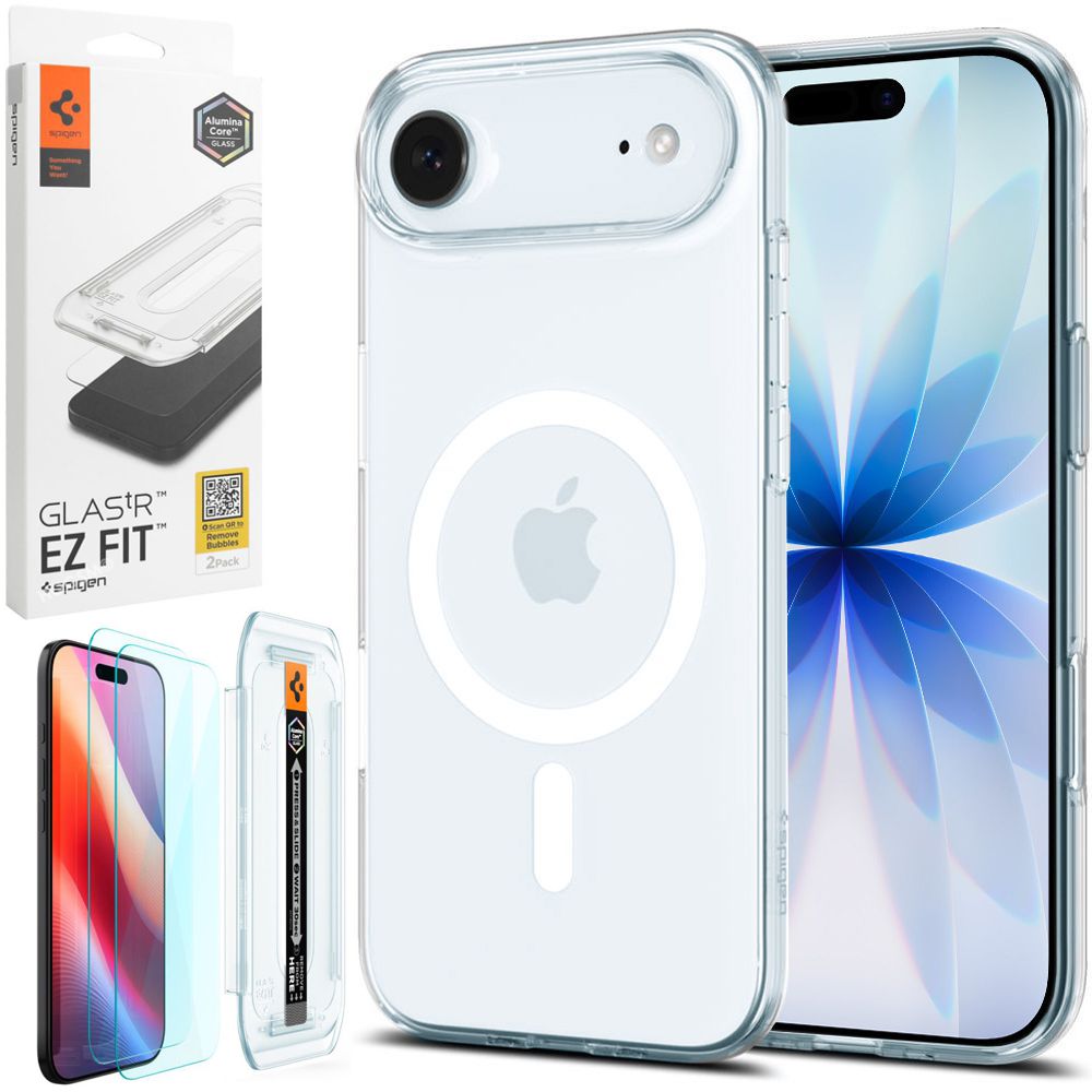 Spigen Set Pouzdro MagSafe z tekutých krystalů 2x Sklo pro Apple iPhone Air