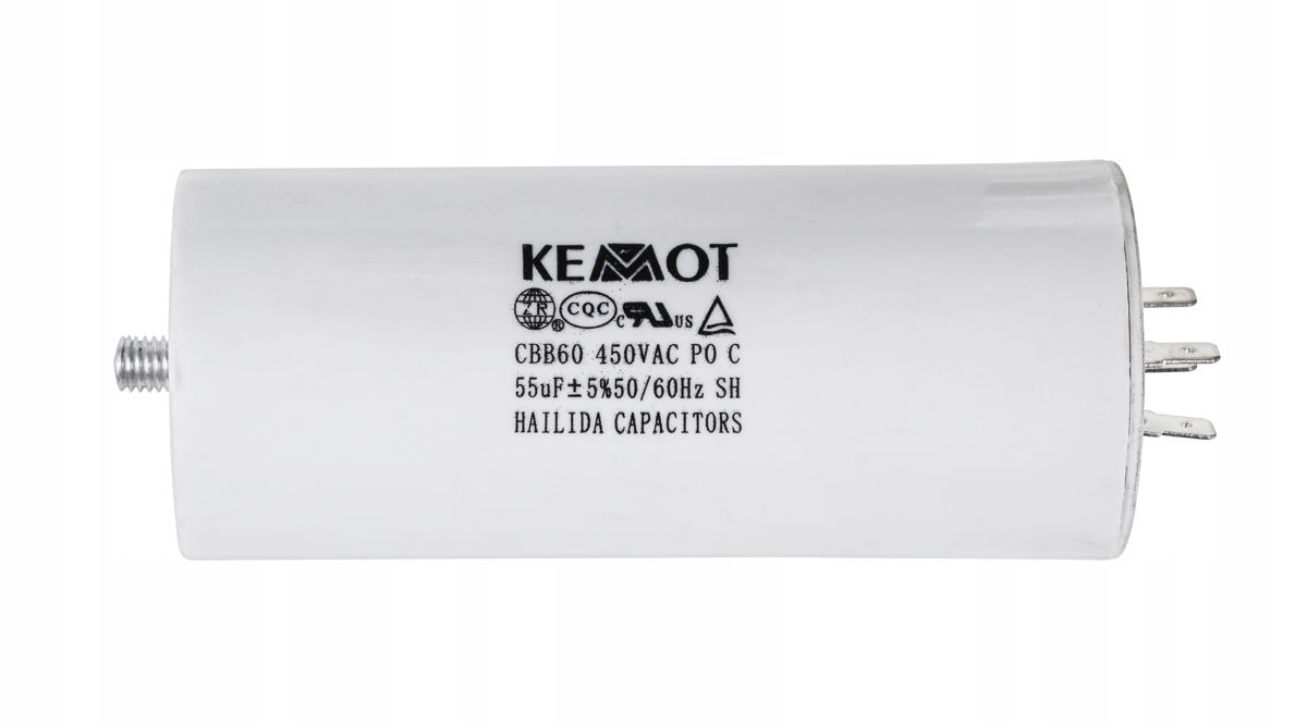 

Kondensator 55uF 450V do silników jednofazowych