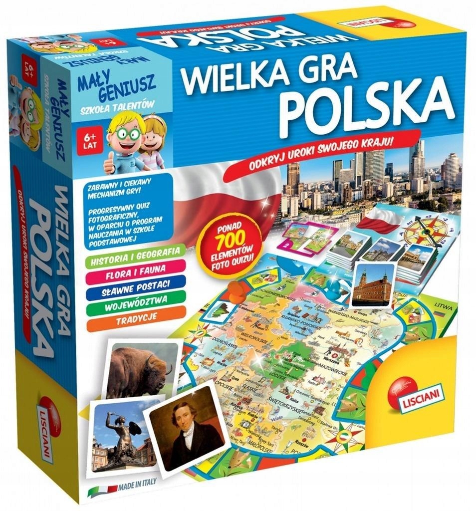 

Lisciani Maly Geniusz Wielka gra Polska