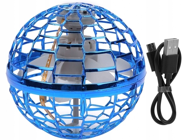 LATAJĄCA PIŁKA FIDGET SPINNER LED KULA ŚWIECĄCA Wiek dziecka 3 lata +