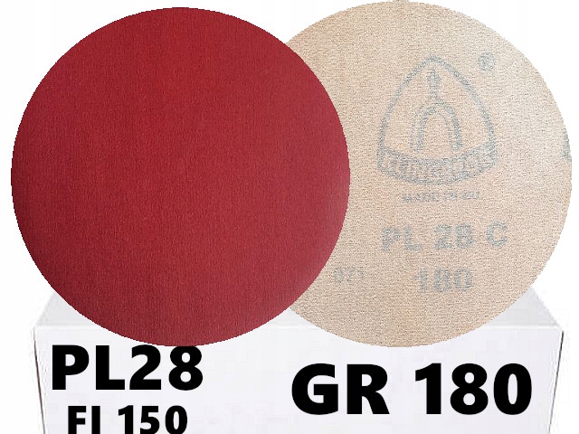 

Papier Ścierny Krążki Na Rzep PL28 150 P180 50szt