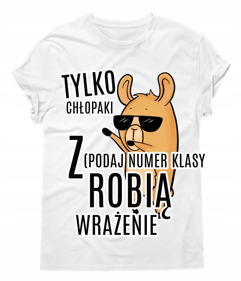 

Koszulka na klasowy dzień chłopaka roz XL