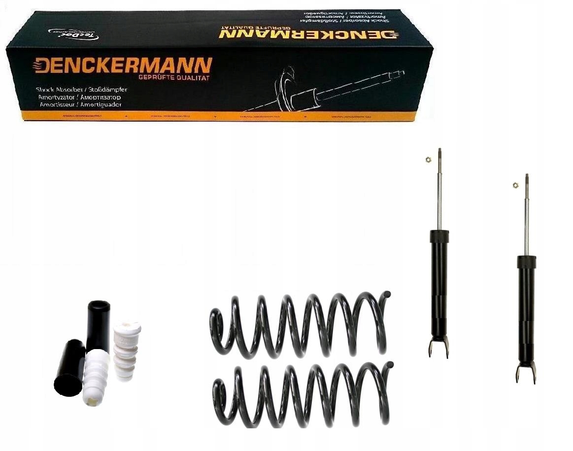 Tlumiče Krytu Odrazů Pružiny Audi A8 D2 4D 1994-2002 Zadní Sada