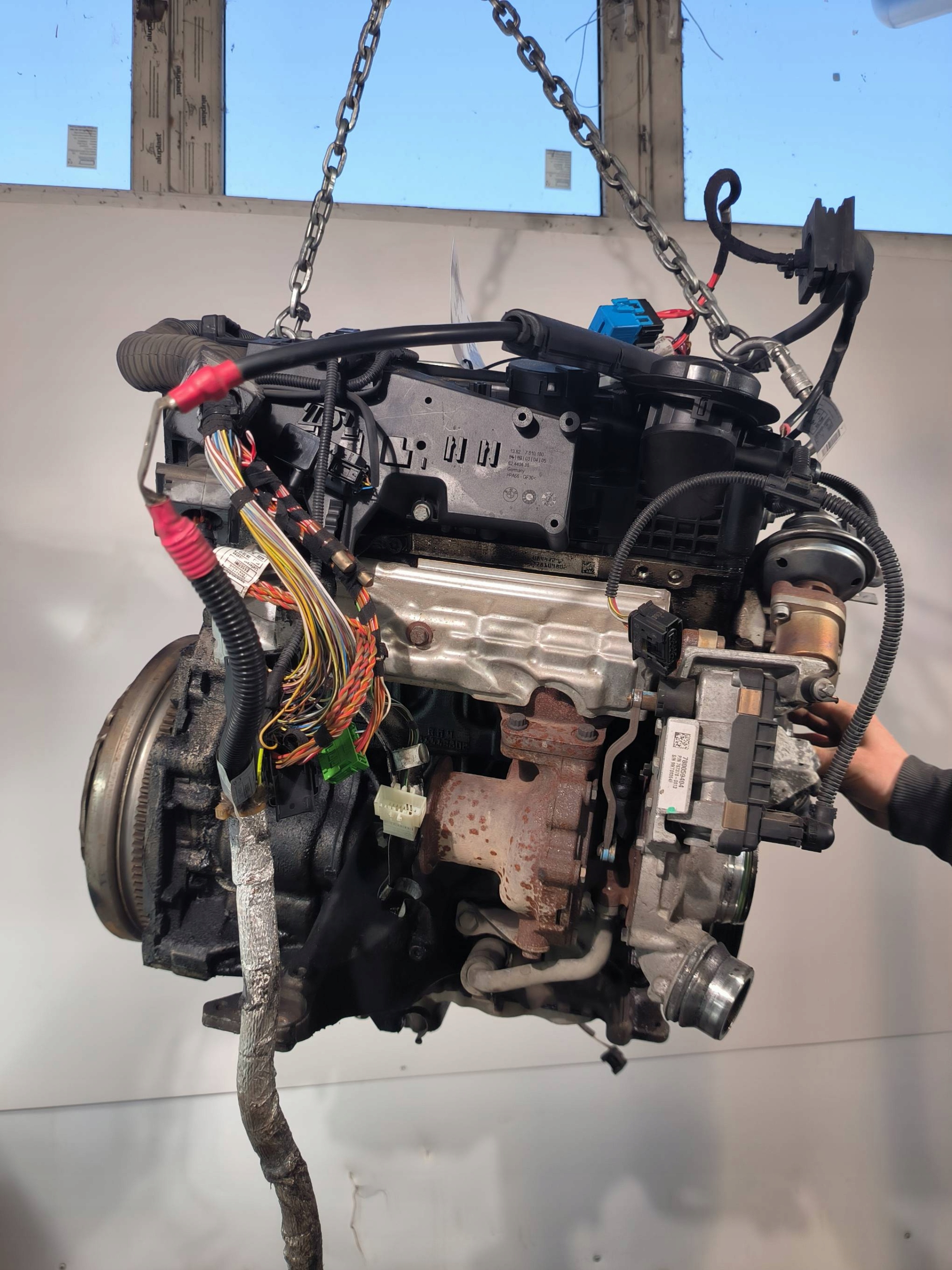 engine complete N47D20 2.0 D 115 BMW E87 116D