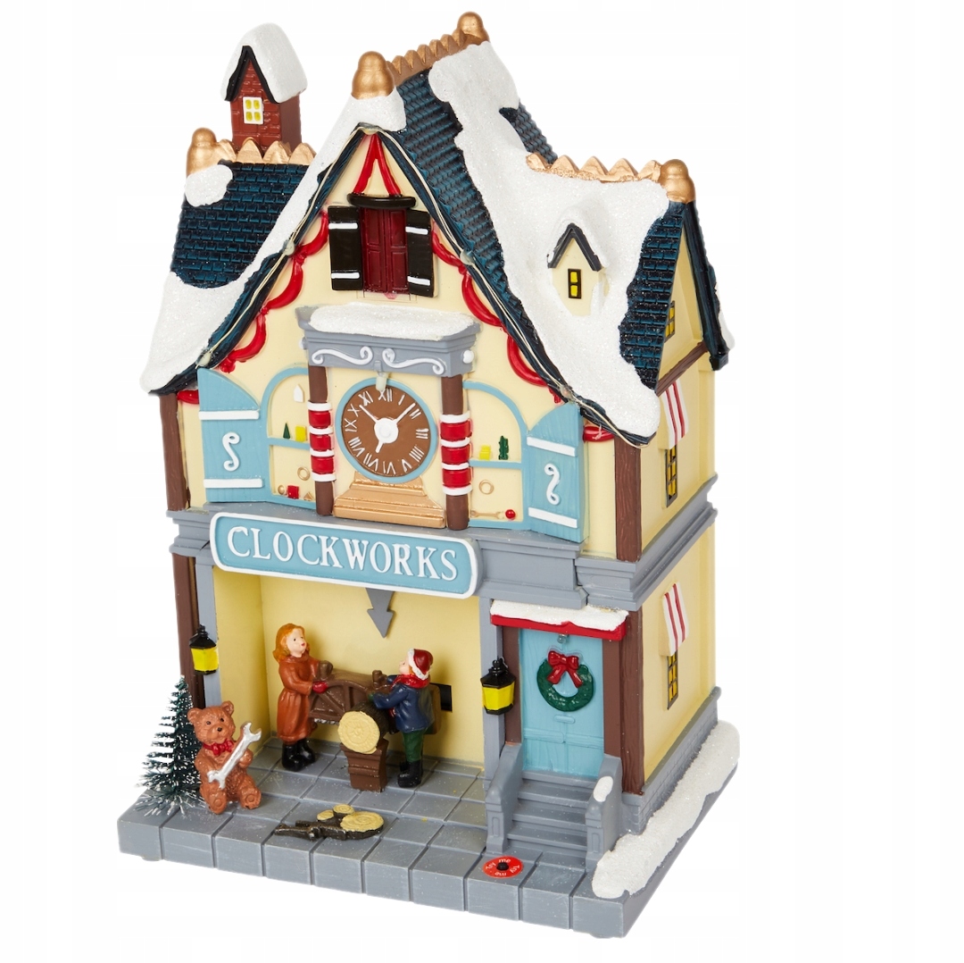 Vánoční Vesnička Magic Village Melodie Led Pohyb