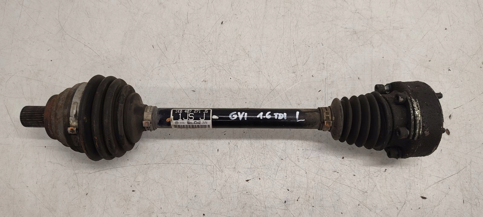 semi-axis left short. VW Golf VI 1,6 TDI