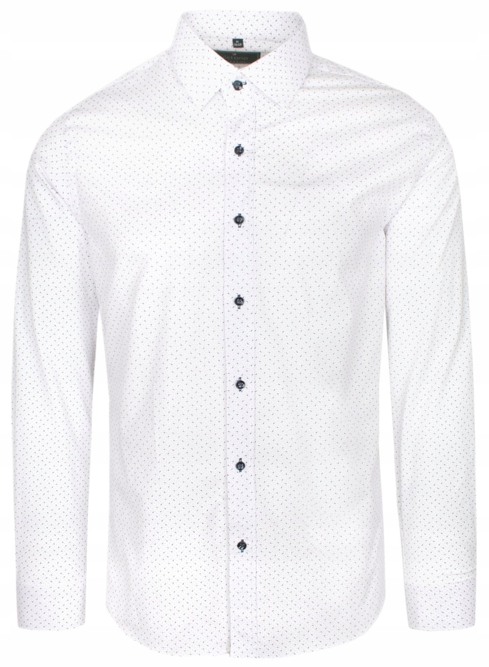 Bílá košile s jemným vzorem 46/182-188