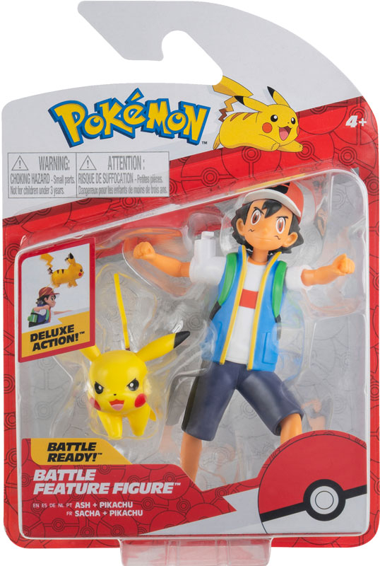 

Pokemon 2x Figurki Ash Pikachu Bitewne Oryginał