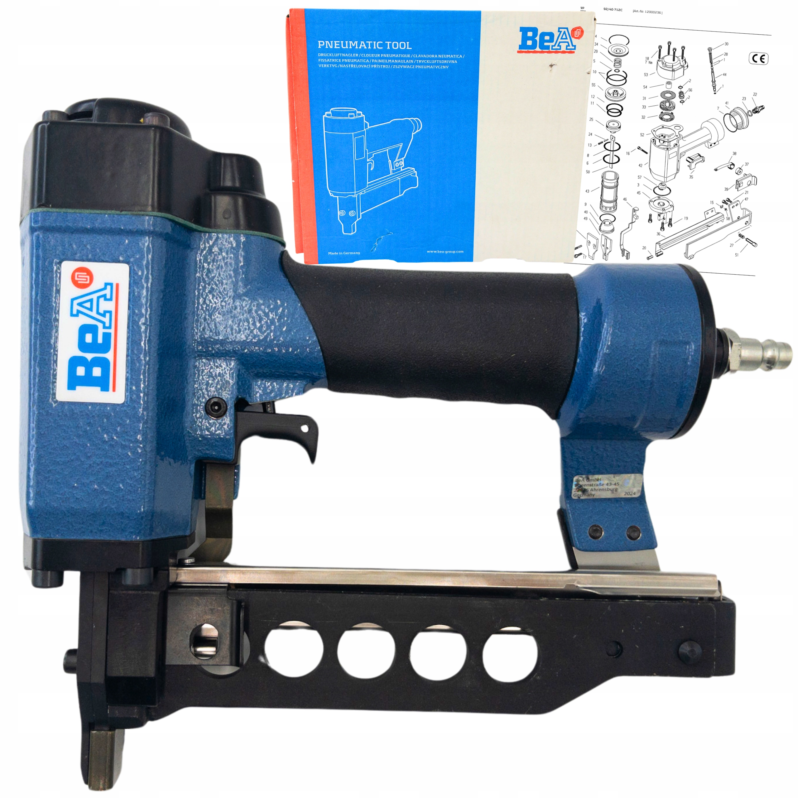 Zszywacz stolarski konstrukcyjny pneumatyczny BeA 92/40-712 zszywki 92 H