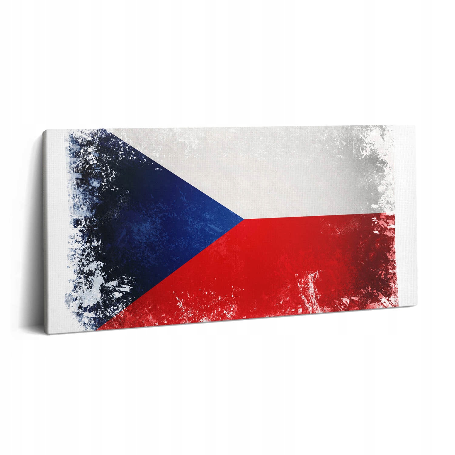 Fotoobraz na zeď na plátně Krásný do předsíně Česká vlajka 120x60 cm