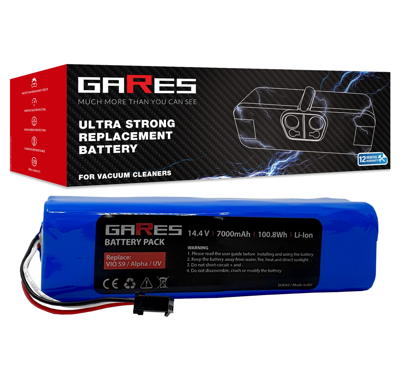 Baterie Akumulátor pro Concept VR3210 VR3520 VR3120 VR3205 14,4V 7Ah