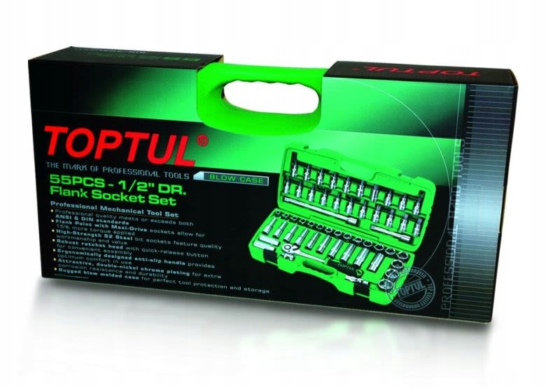 Zestaw narzędzi TOPTUL GAAI5502 Kod producenta GAAI5502