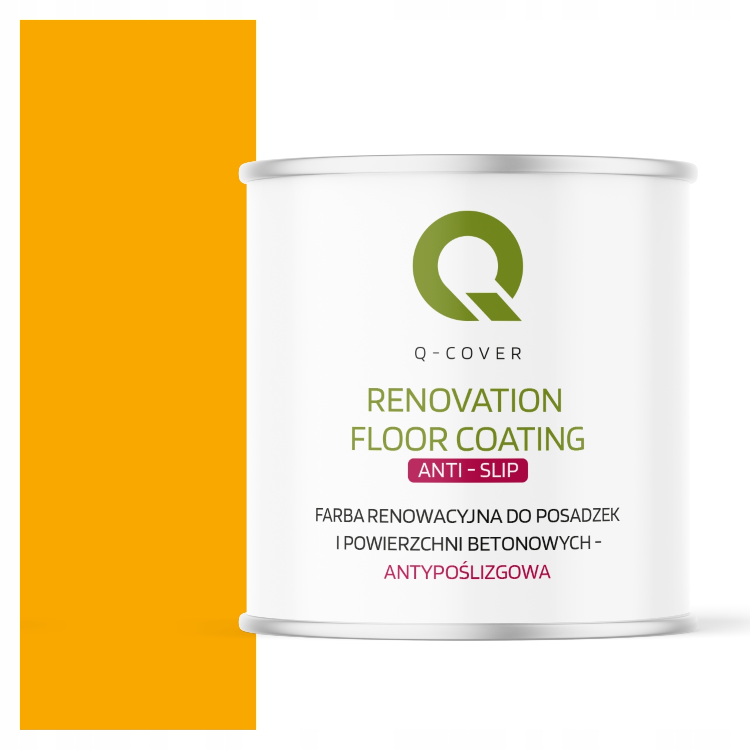 Protišmyková Farba Na Renováciu Betónu 2,5 L Žltá Signálna Ral 1003 Uv